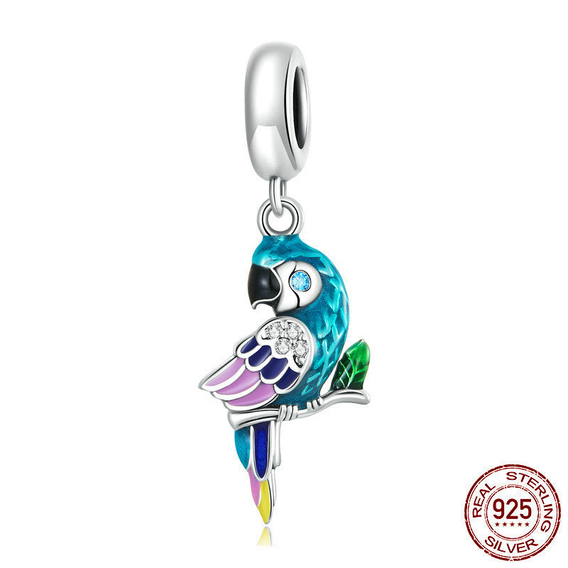 Parrot Bracelet Pendant Accessory Delicate Feather