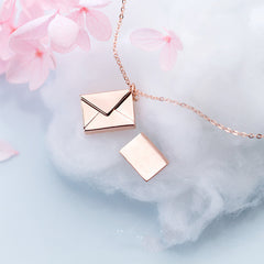 Fashion Jewelry Envelop Necklace Women Lover Letter Pendant Best Gifts For Girlfriend - FASHIONKULTUR