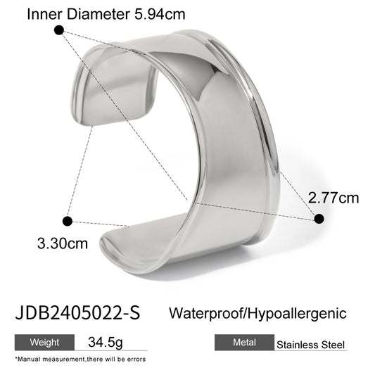 Smooth Irregular Open-ended Bracelet - FASHIONKULTUR