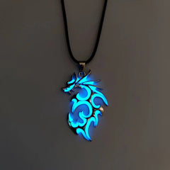 Luminous Flame Dragon Necklace Student Glowing