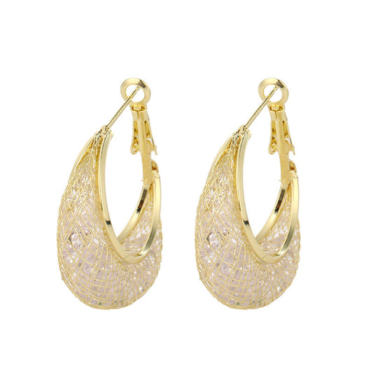 Women's Light Luxury Minority Advanced Design Zircon Earrings - FASHIONKULTUR