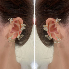 Butterfly Ear Clip - FASHIONKULTUR