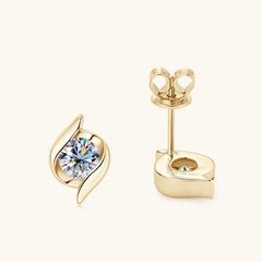 Affordable Luxury Fashion High-grade Moissanite Stud Earrings For Women - FASHIONKULTUR