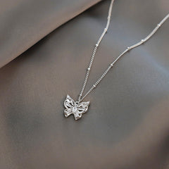 New Fashion Trending Cold Style Personalized Bow Sweet Geometry Necklace - FASHIONKULTUR