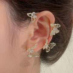 Butterfly Ear Clip - FASHIONKULTUR