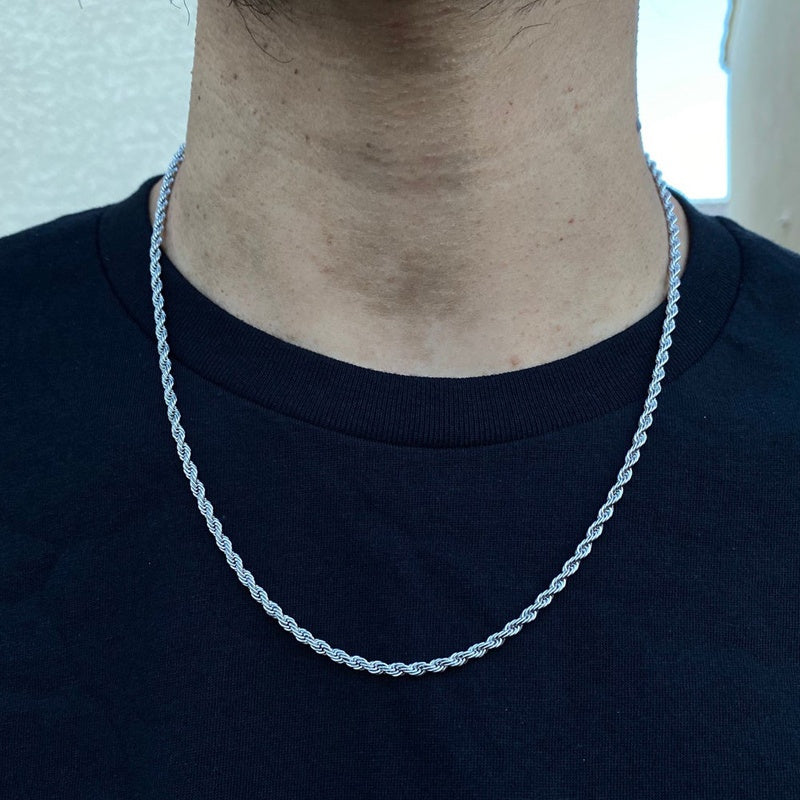 Temperament Fashion Cube Rope Chain Men Necklace - FASHIONKULTUR