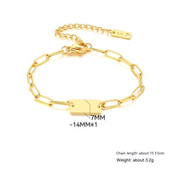 Ornament Extended Stainless Steel Bracelet Gold - FASHIONKULTUR