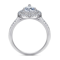 Carat Pear Shaped Diamond Ring - FASHIONKULTUR