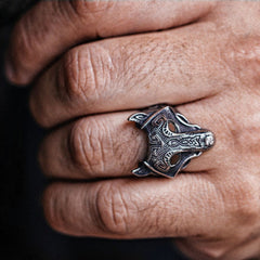 Men's Viking Ring - FASHIONKULTUR