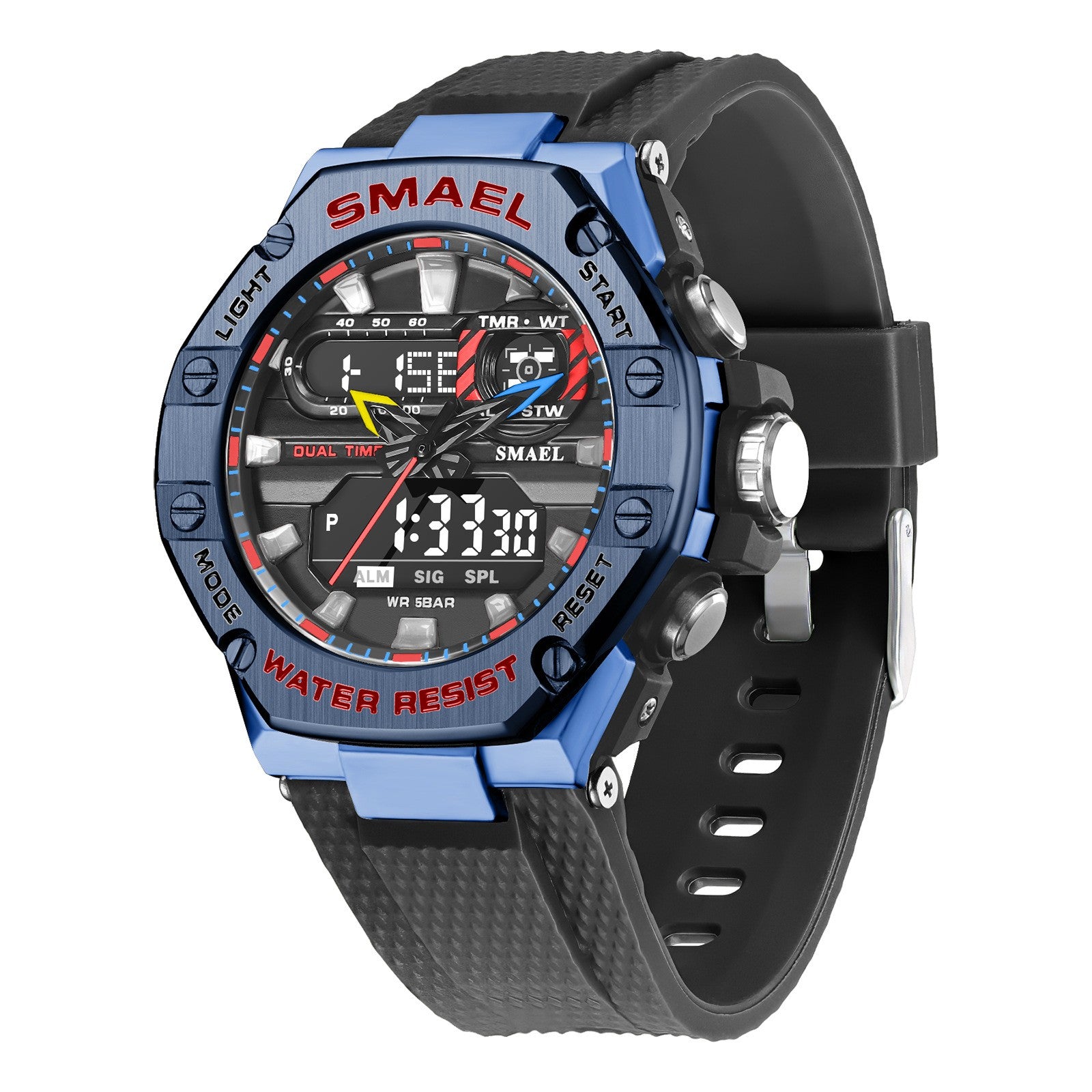 Digital Alloy Electronic Watch Men - FASHIONKULTUR