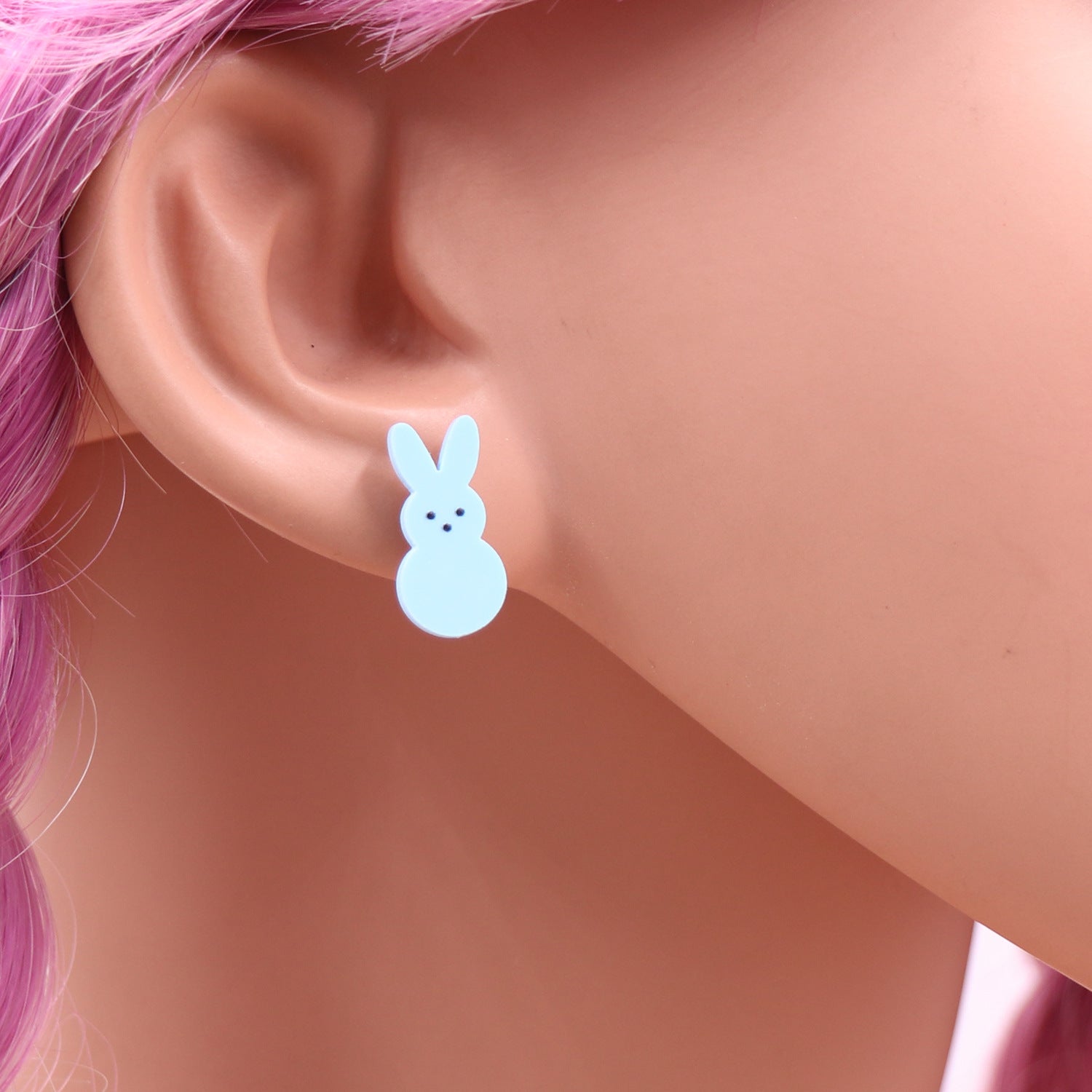 Women's Cute Fashion Rabbit Shape Easter Acrylic Earrings - FASHIONKULTUR