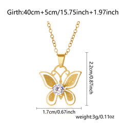 Women's Stainless Steel Necklace Fashion Hollowed-out