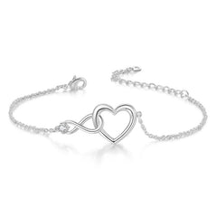 Heart-shape Bracelet Fashion Jewelry Versatile Love Bracelet Gift For Girlfriend Valentine's Day - FASHIONKULTUR