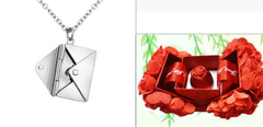 Fashion Jewelry Envelop Necklace Women Lover Letter Pendant Best Gifts For Girlfriend - FASHIONKULTUR