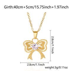 Women's Stainless Steel Necklace Fashion Hollowed-out