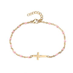 Fashion Cross Stainless Steel Bracelet - FASHIONKULTUR