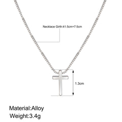 Women's Simple Cross Pendant Necklace - FASHIONKULTUR