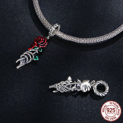 Scarlet Rose DIY Bracelet Pendant Dark