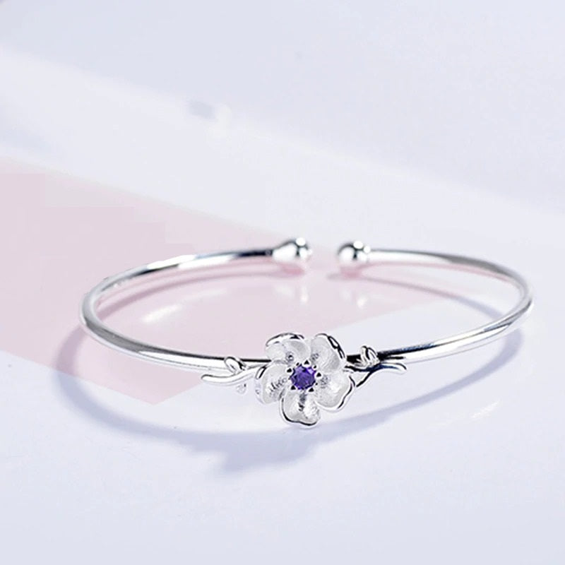 Sakura S925 Silver Letter Bracelet - FASHIONKULTUR