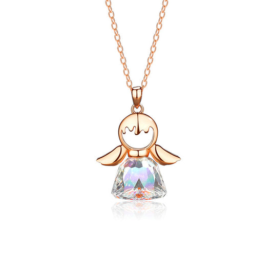 Crystal Little Angel Women's Necklace - FASHIONKULTUR