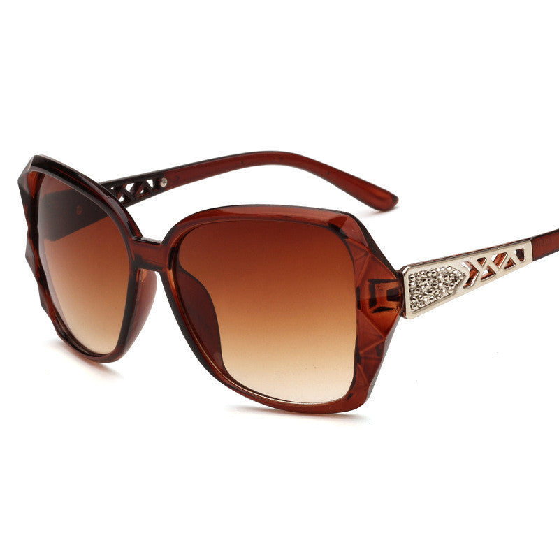 Women's Big Frame Sunglasses Women Retro Sunglasses - FASHIONKULTUR