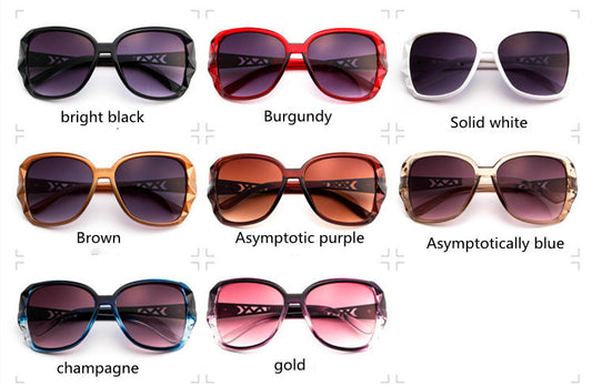 Women's Big Frame Sunglasses Women Retro Sunglasses - FASHIONKULTUR