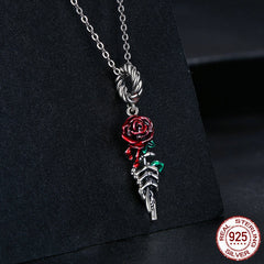 Scarlet Rose DIY Bracelet Pendant Dark