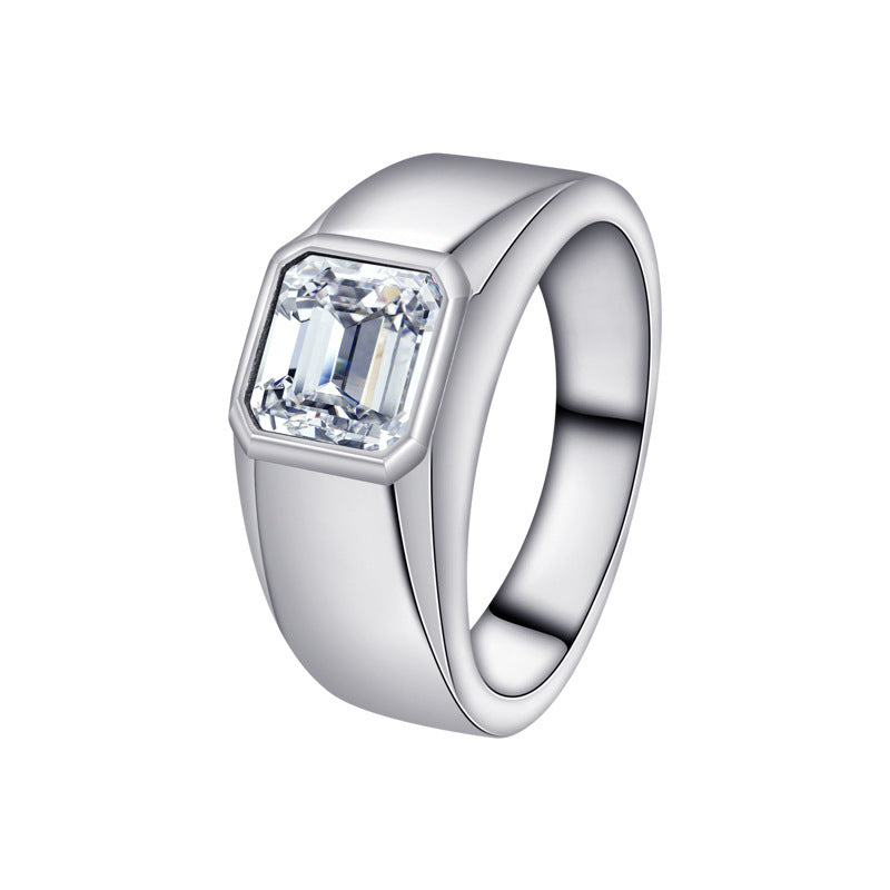 S925 Fashion High-grade Irregular White Zircon Ring - FASHIONKULTUR