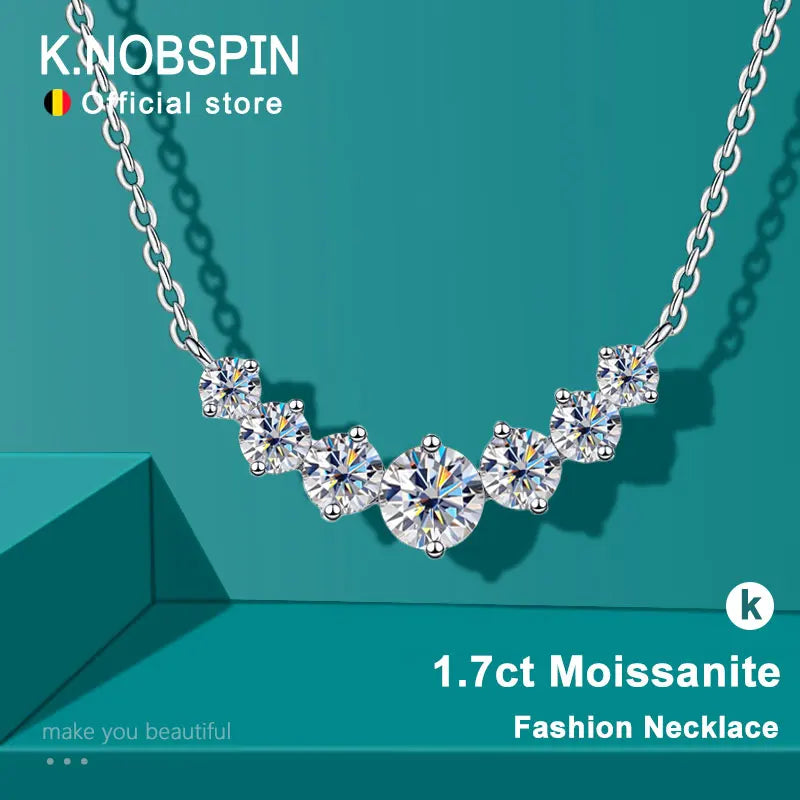 Nobspin Moissanite Necklace - FASHIONKULTUR