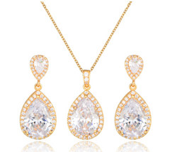 Zircon Jewelry Set - FASHIONKULTUR