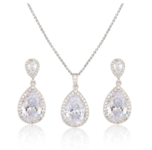 Zircon Jewelry Set - FASHIONKULTUR