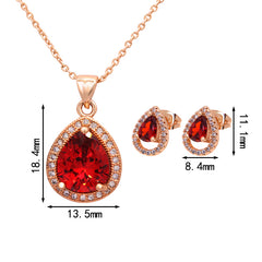 Zircon Jewelry Set - FASHIONKULTUR