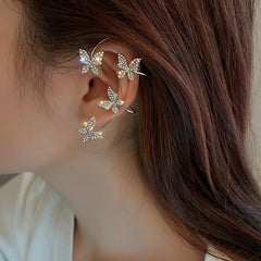 Butterfly Ear Clip - FASHIONKULTUR