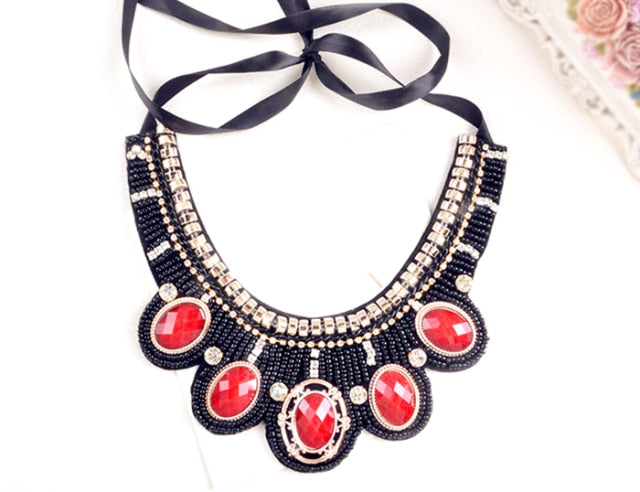 Fashionable Statement Choker Necklace - FASHIONKULTUR