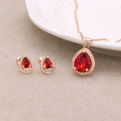 Zircon Jewelry Set - FASHIONKULTUR