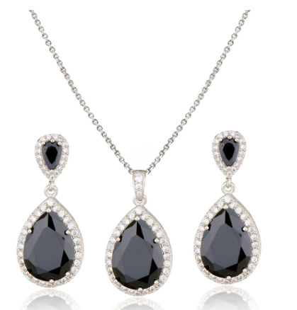 Zircon Jewelry Set - FASHIONKULTUR