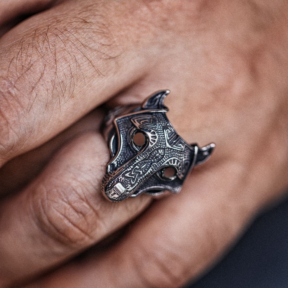 Men's Viking Ring - FASHIONKULTUR