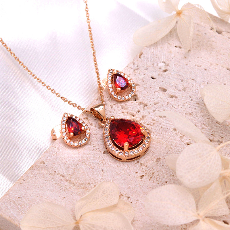 Zircon Jewelry Set - FASHIONKULTUR