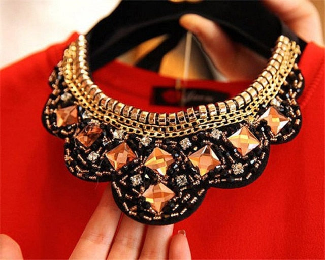 Fashionable Statement Choker Necklace - FASHIONKULTUR