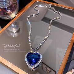 Titanic Heart Of Ocean Necklace - FASHIONKULTUR