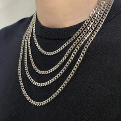 Daily Wearing Cuban Link Chain Choker - FASHIONKULTUR