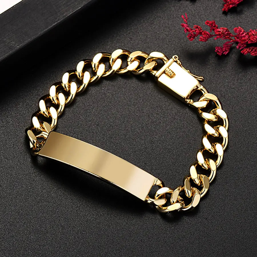 18K Gold Chain Bracelets - FASHIONKULTUR